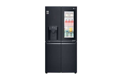 Frigorífico Americano LG InstaView GMX844MCKV | 178,7x83,5x73,4 cm | 280 L | F | Preto Online Hot Sale