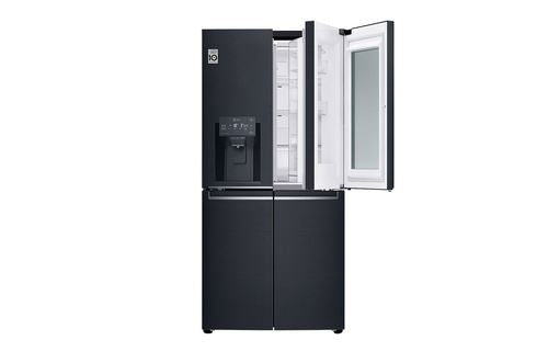 Frigorífico Americano LG InstaView GMX844MCKV | 178,7x83,5x73,4 cm | 280 L | F | Preto Online Hot Sale