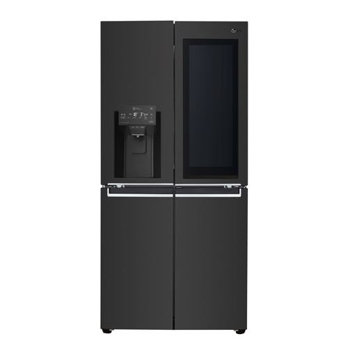 Frigorífico Americano LG InstaView GMX844MCKV | 178,7x83,5x73,4 cm | 280 L | F | Preto Online Hot Sale