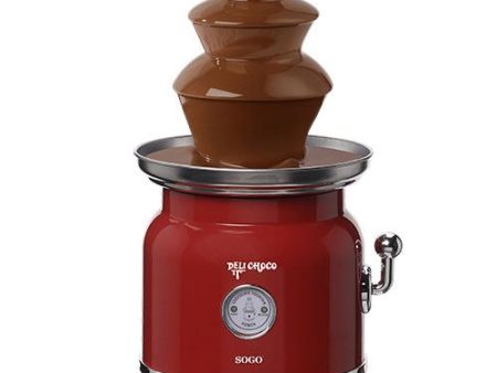 Cascata de Chocolate Sogo Retro FCH-SS-11970 - Vermelho Discount