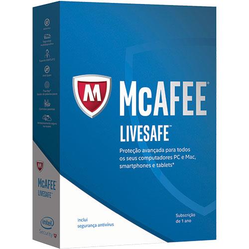 Antivírus McAfee LiveSafe 2017 (Todos os Dispositivos | 1 Ano) For Discount