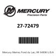 Mercury - Gasket set - 27-72479 Online Hot Sale