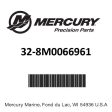 Mercury - Tube lub oil drai - 32-8M0066961 Sale